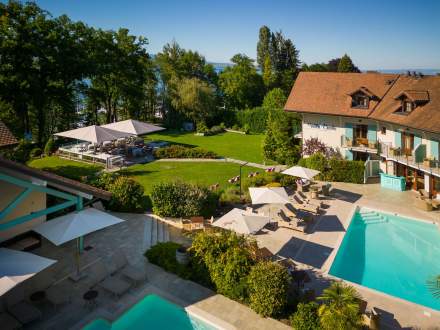 Hotel and Restaurant between Thonon and Geneva, Lake Geneva - Villa Cécile